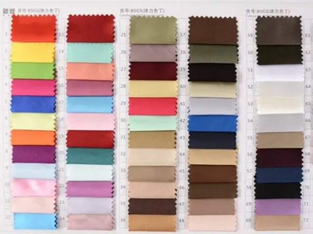 Pantone polyester colour swatch book