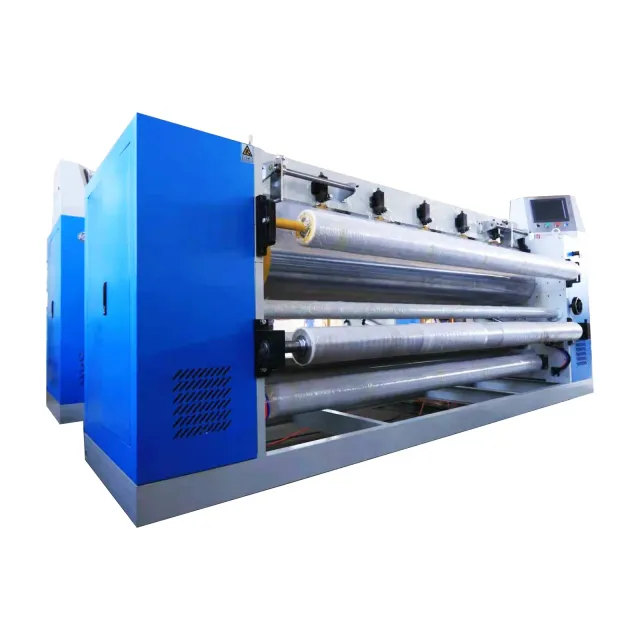 PU coating and lamination line applying a waterproof back-coating to bag fabric